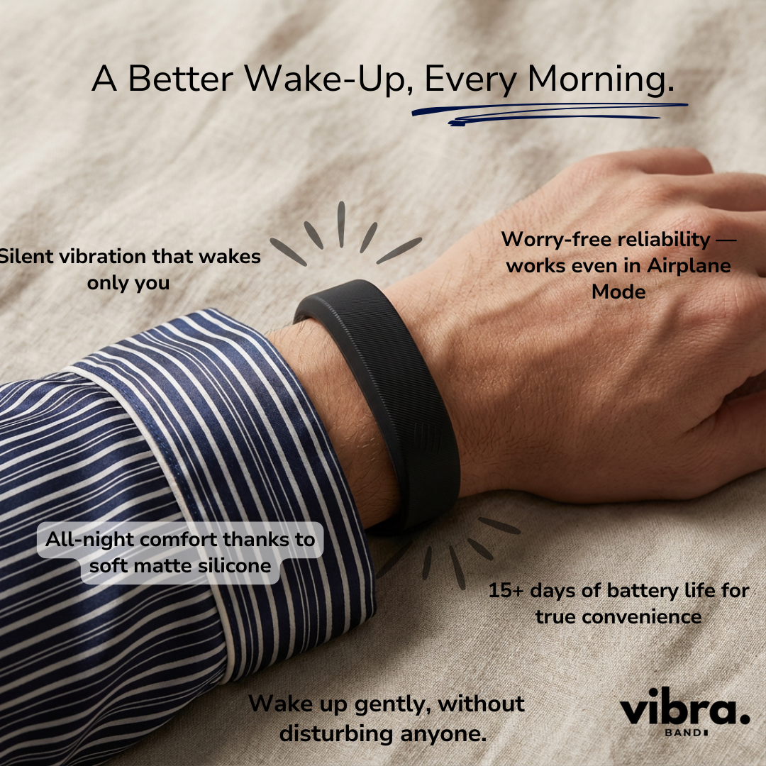 Vibra Band - Silent Vibrating Alarm for Deaf & HoH